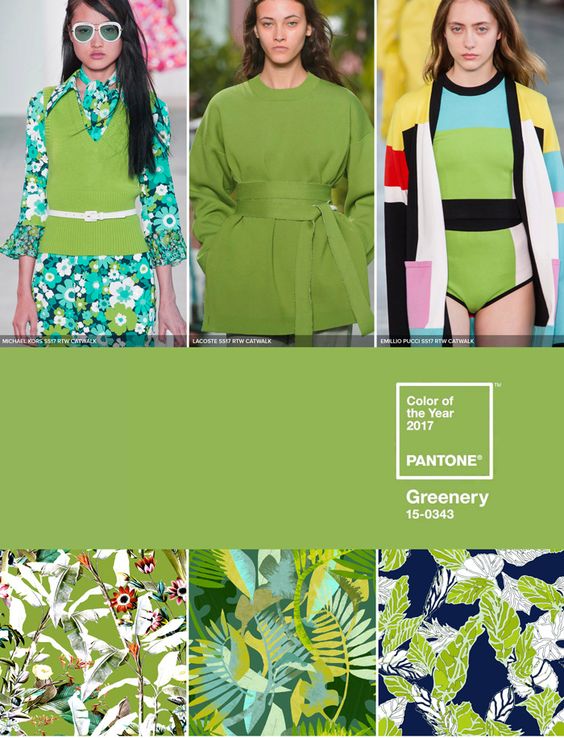 pantone - greenery farba roka
