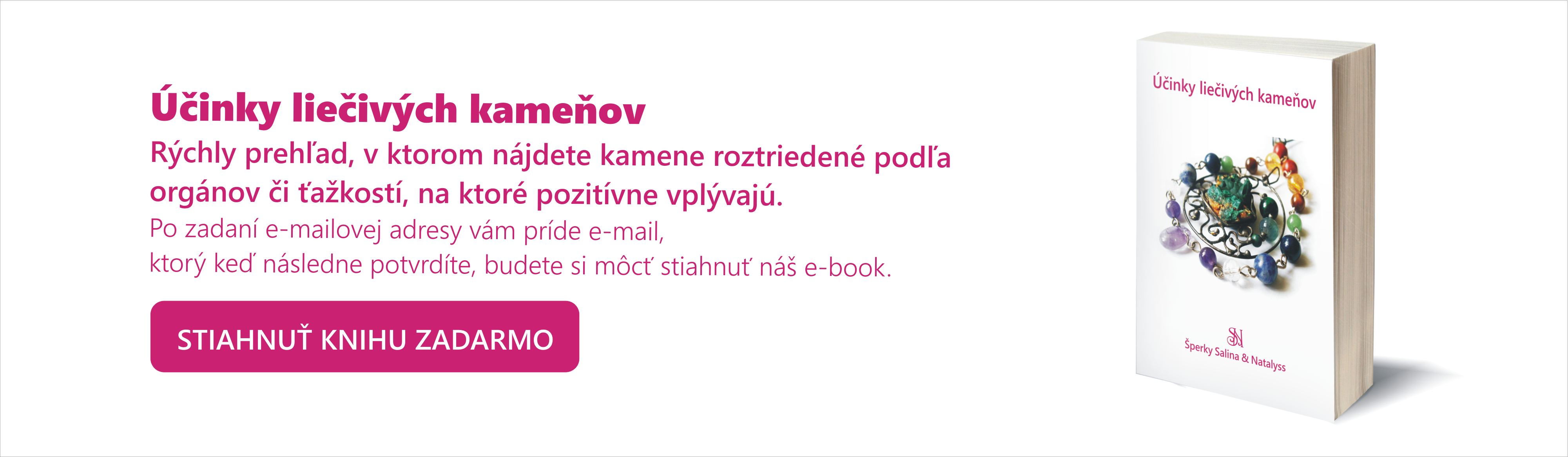 Liečivé kameňe - ebook zadarmo Účinky liečivých kameňov