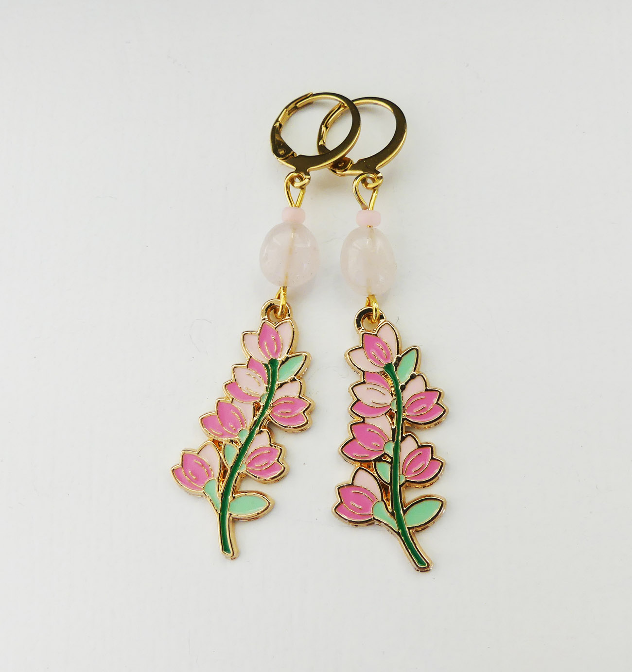 Handmade náušnice gladiola - chirurgická oceľ