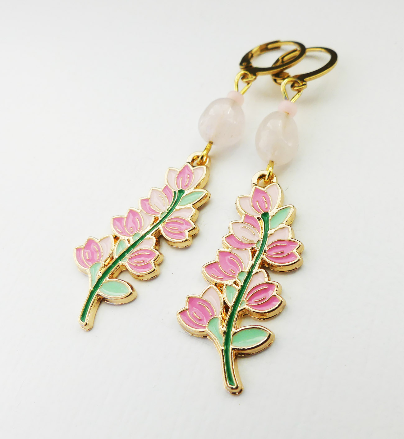 Handmade náušnice gladiola - chirurgická oceľ