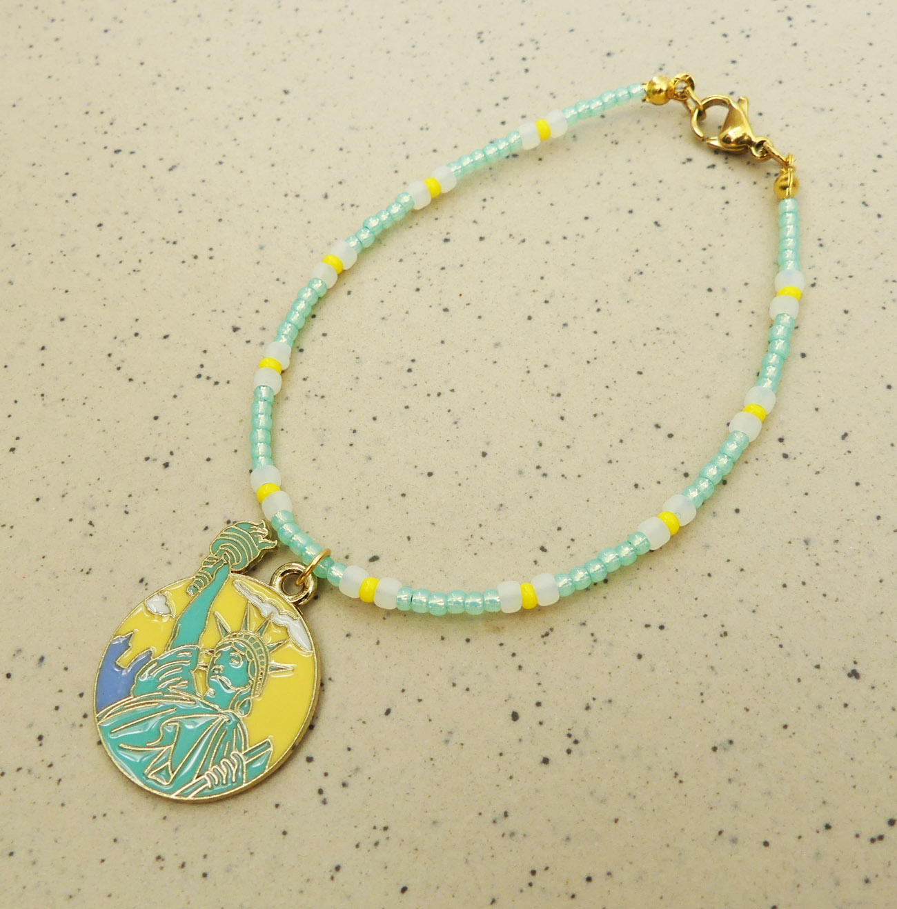 Handmade náramok New York - chirurgická oceľ